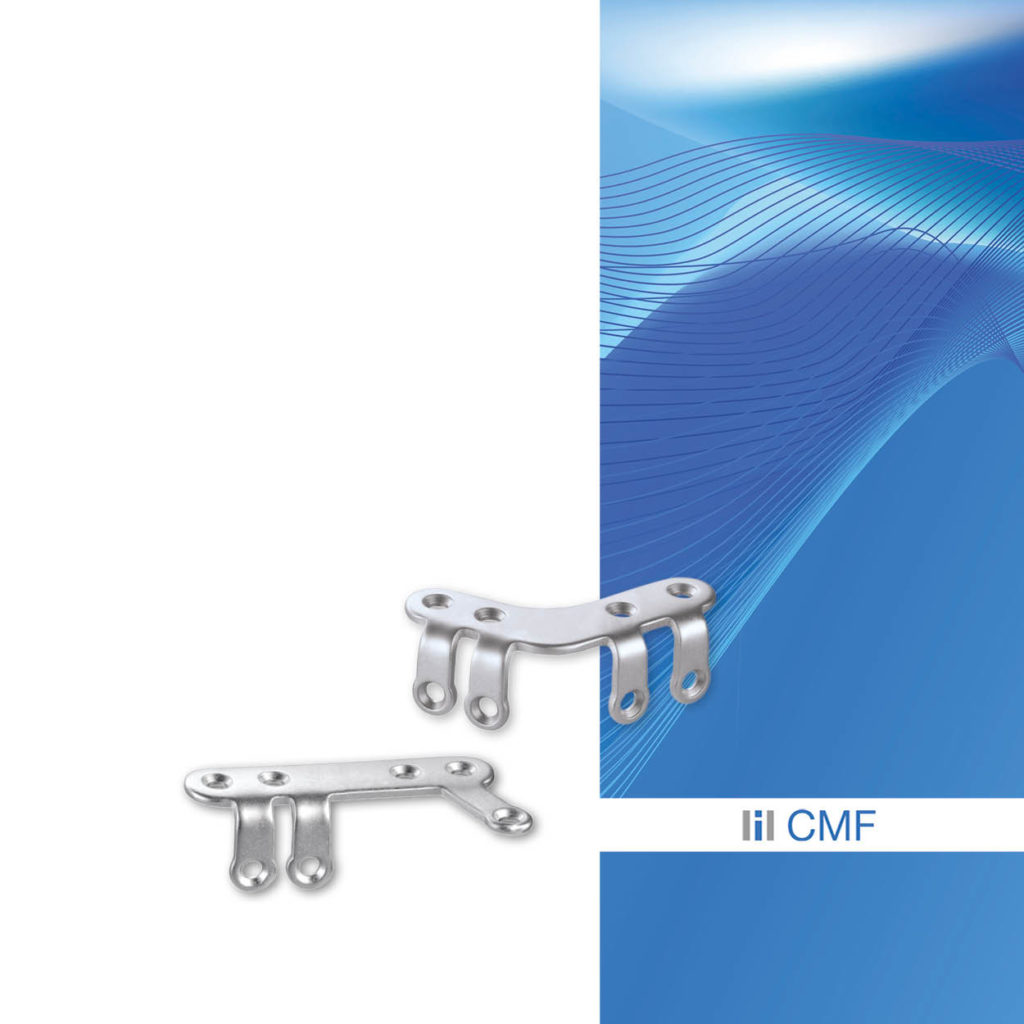 Hybrid-Platten-System. Rekonstruktion des Unterkiefers mit einem mikrovaskulären Fibula Transplantat, CMF