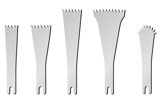 Sägeblätter_Mikro-Sagittal-Säge mit Gabelschlüssel