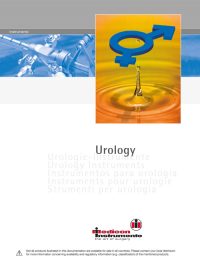 Titelbild einer Medicon-Broschüre zum Thema Urologie mit Symbolen für Geschlechter und einem Wasser-Tropfen-Effekt im Vordergrund.