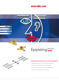 Epiplating System für chirurgische Anwendungen im Kopf- und Gesichtsbereich